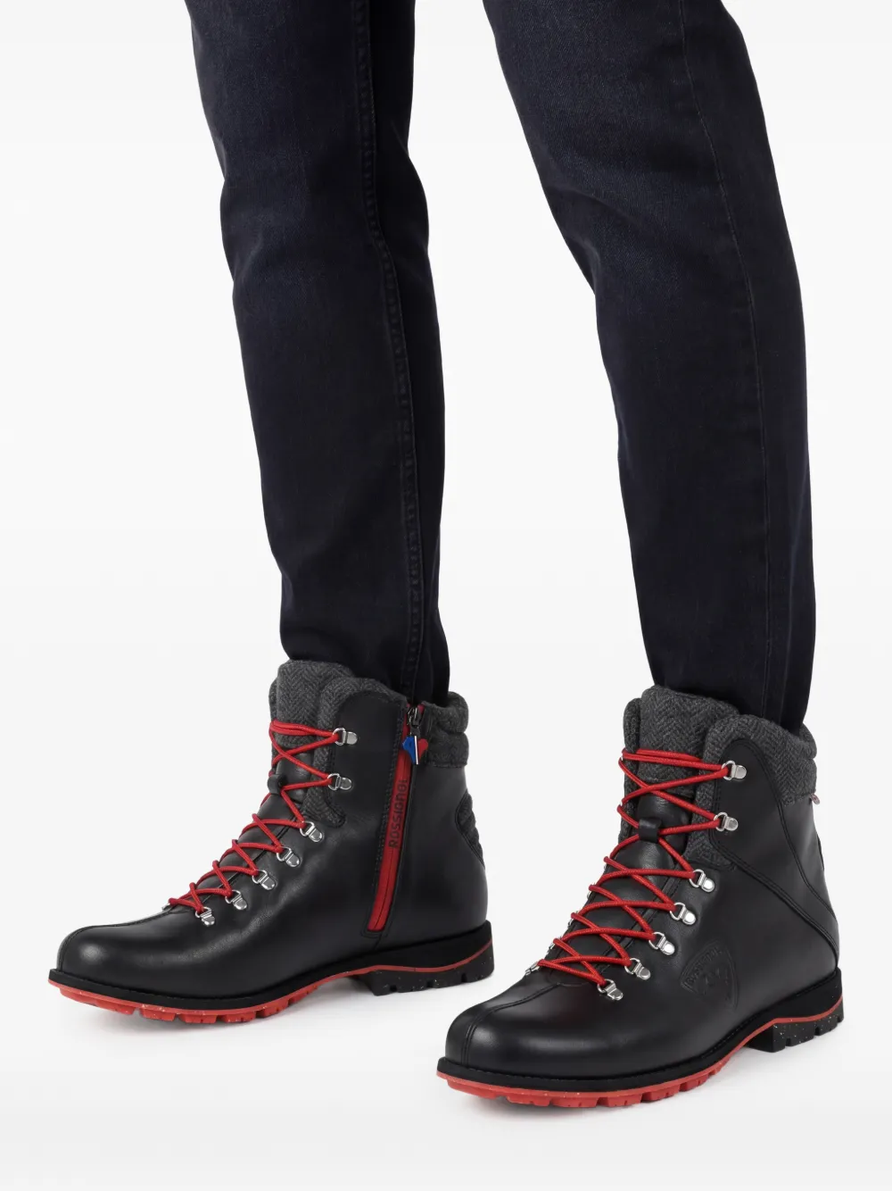 Rossignol 1907 Chamonix enkellaarzen Zwart