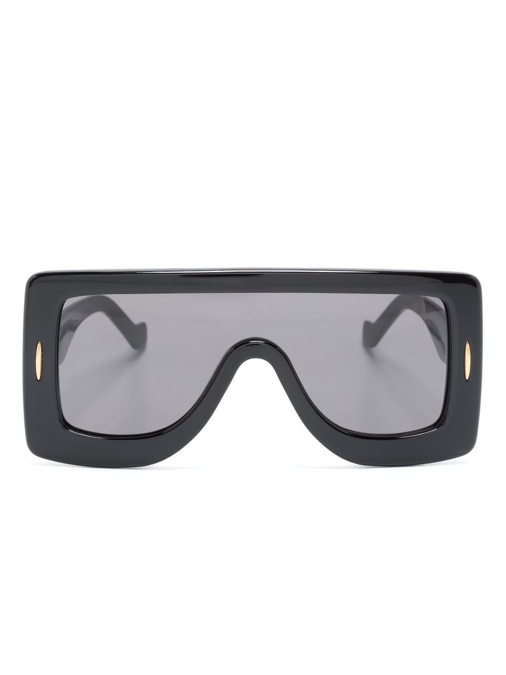 LOEWE OVERSIZED-FRAME LOGO-PLAQUE SUNGLASSES