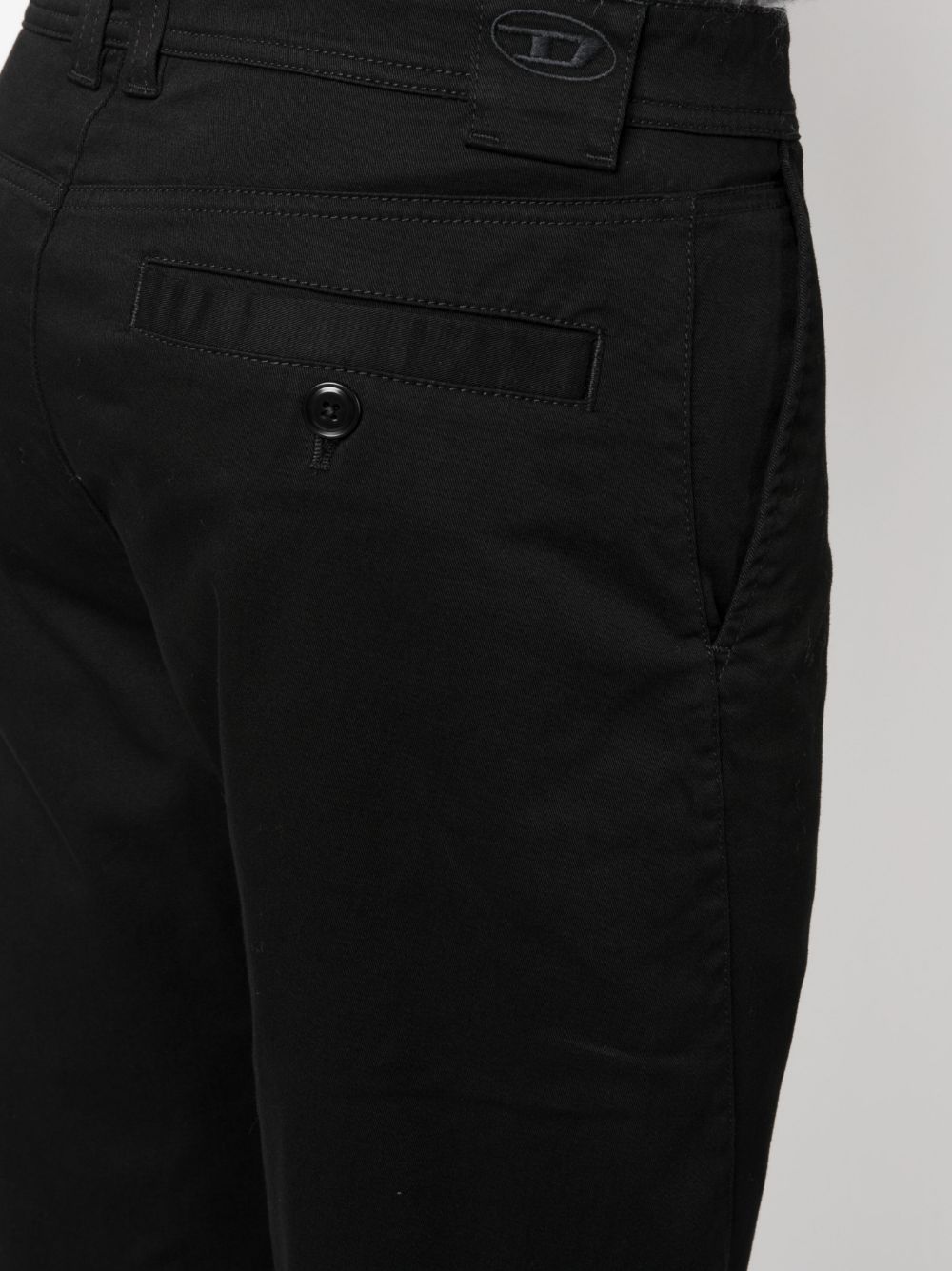 Shop Diesel P-dean Slim-cut Jeans In Black