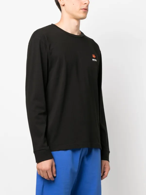 Kenzo Boke Flower Cotton Sweatshirt | Black | FARFETCH