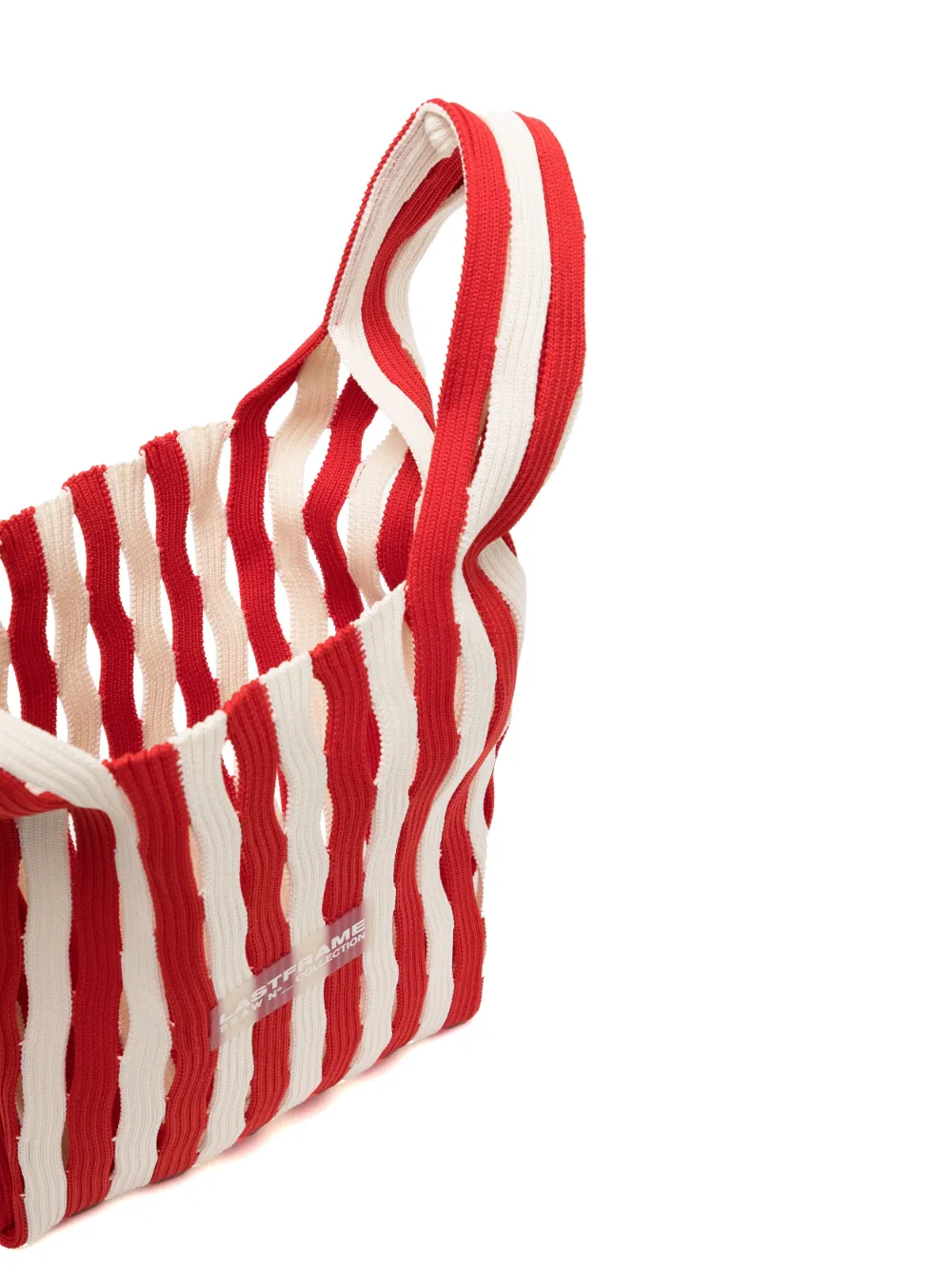 LASTFRAME Market Striped Mesh Tote Bag Farfetch lastframe-market-striped-mesh-tote-bag-farfetch
