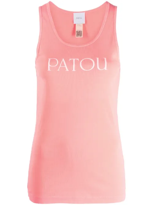 Débardeur en coton à logo imprimé - Patou - Modalova