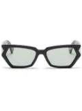 Marcelo Burlon County of Milan Eyewear Arica geometric-frame sunglasses - Black