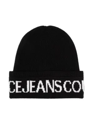 Versace Jeans Couture metallic-logo Baseball Cap | Black | FARFETCH