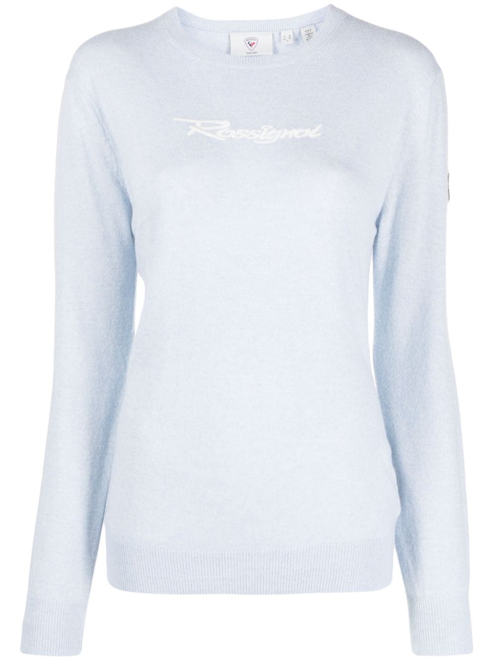 Rossignol Logo-embroidered Knitted Jumper In Blue