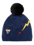 Rossignol logo-patch beanie - Blue