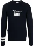 Rossignol Signature logo-embroidered sweater - Blue