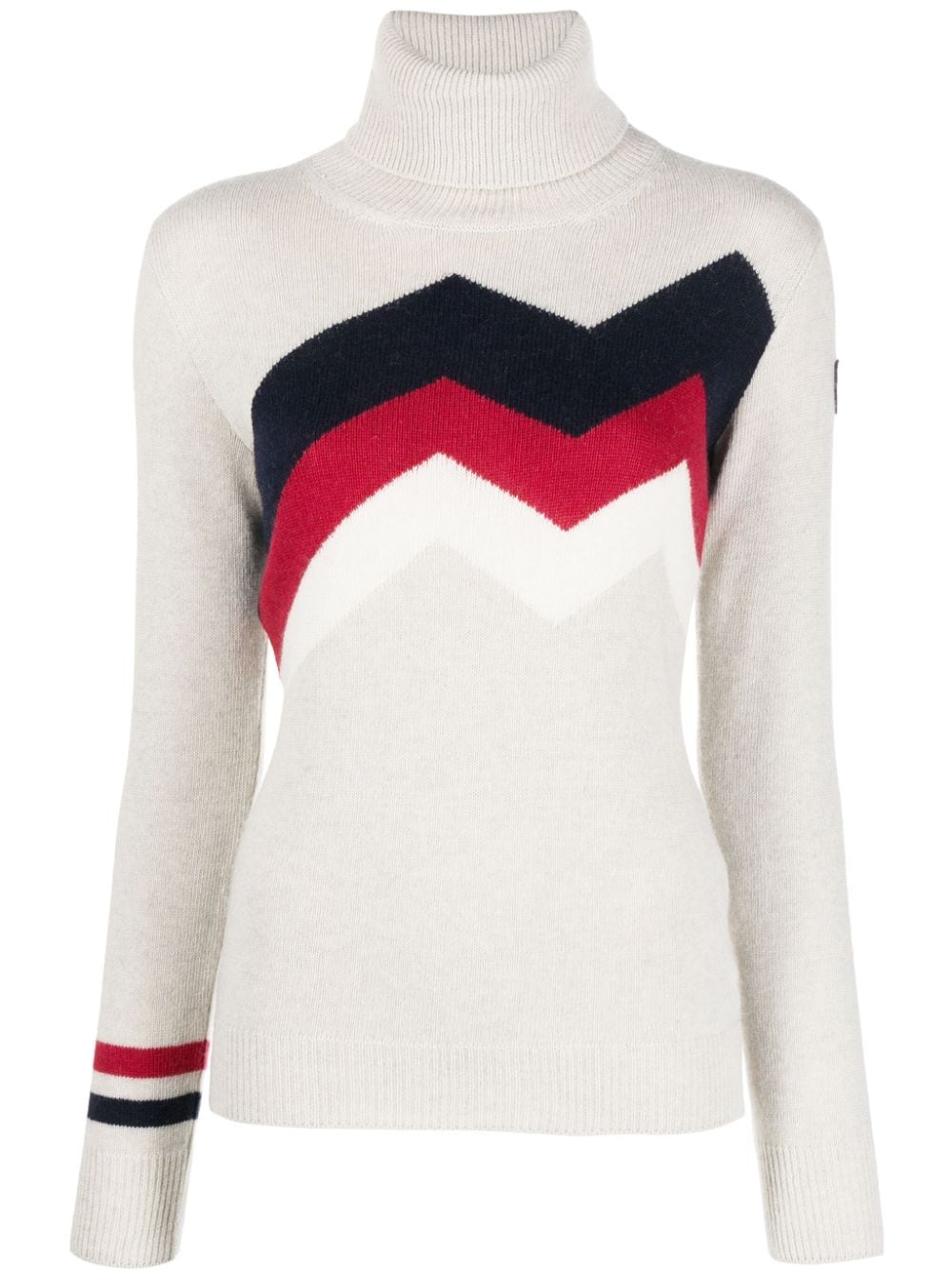 Mountain intarsia-knit jumper