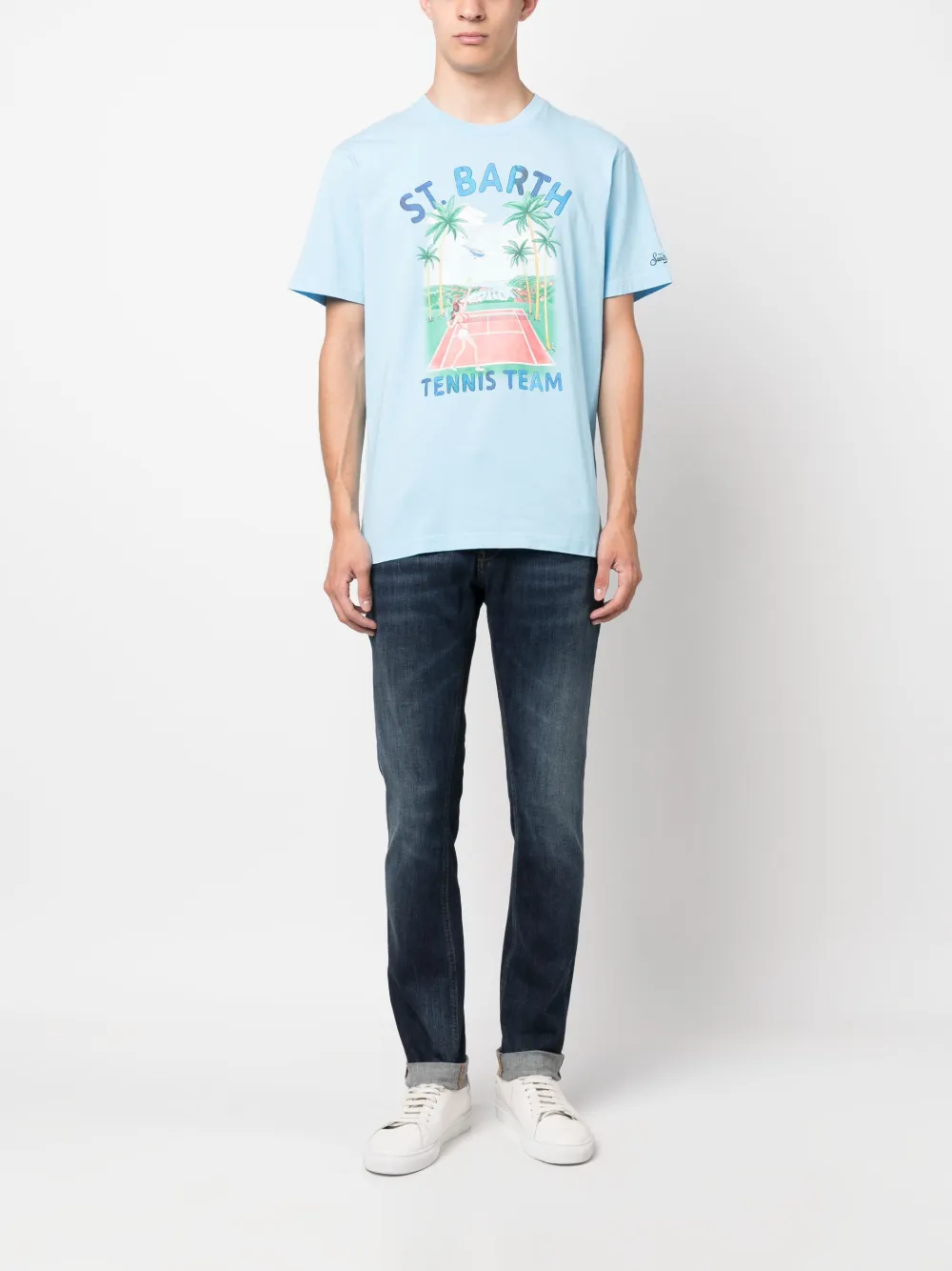 DONDUP stonewashed skinny jeans - Blauw