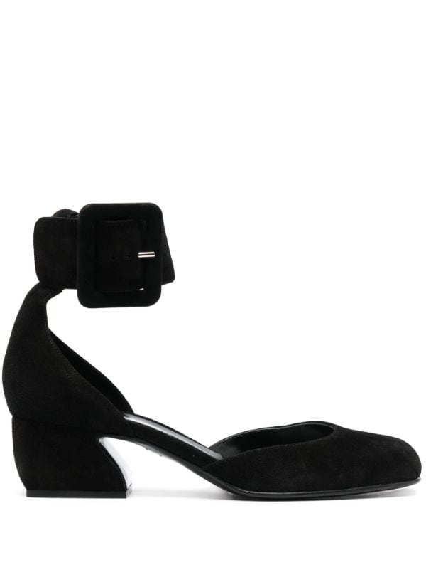 Sergio rossi store black suede pumps