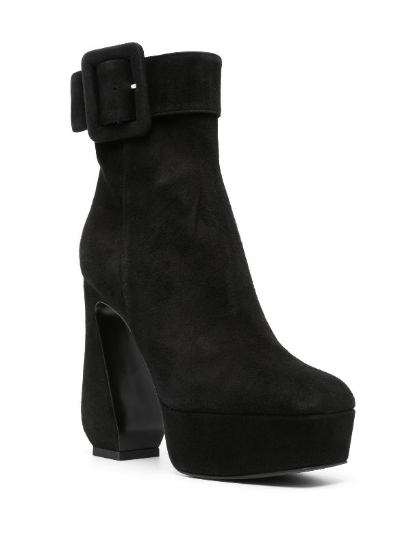 Square toe suede on sale boots