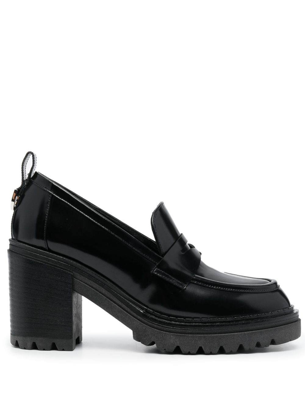 Joan 55mm penny-slot leather loafers