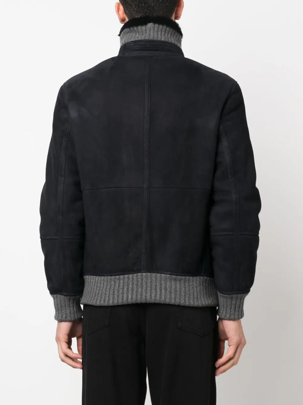 Brunello Cucinelli zip-up sheepskin jacket - 3