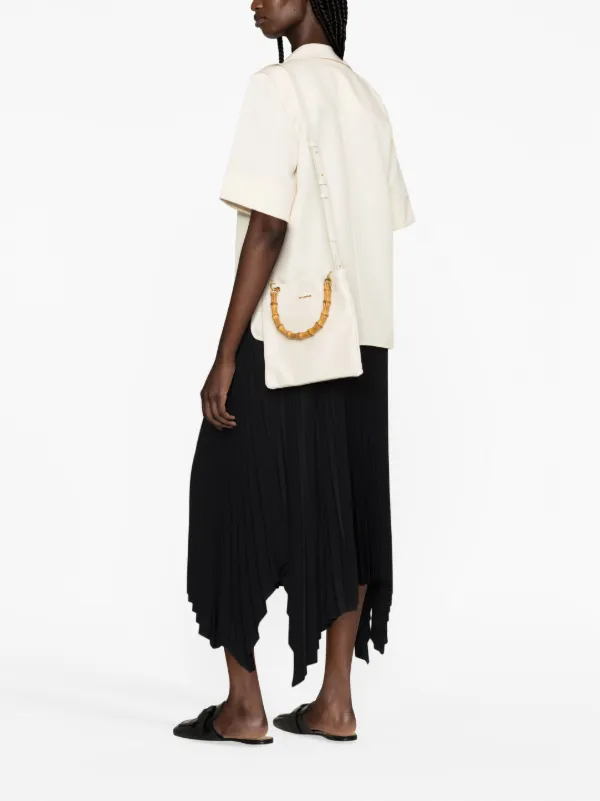 Jil Sander バンブーハンドル ハンドバッグ | ホワイト
