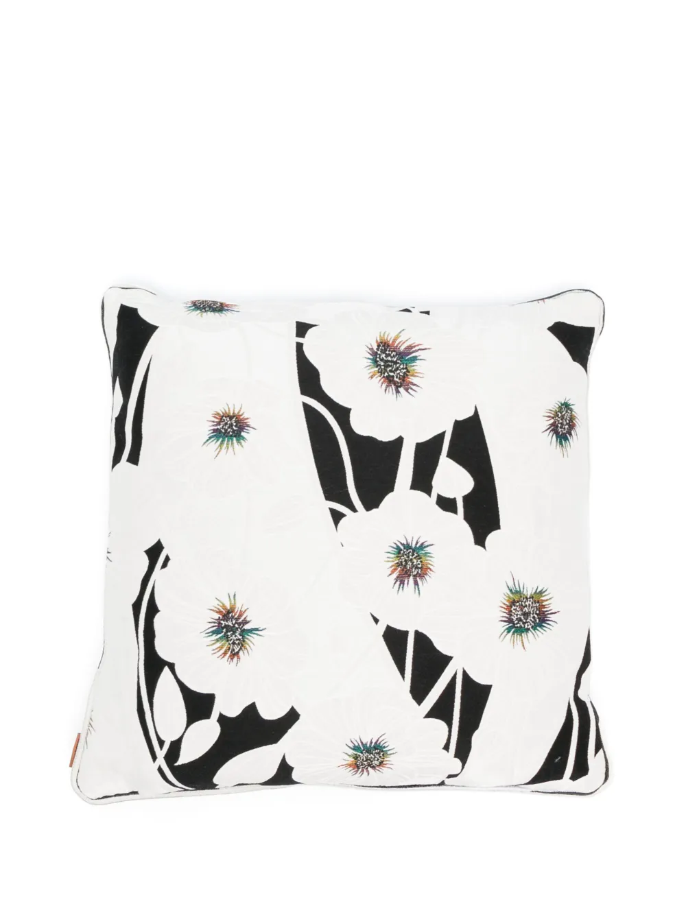 Shop Missoni Midnight Garden Patterned-jacquard Cushion In White