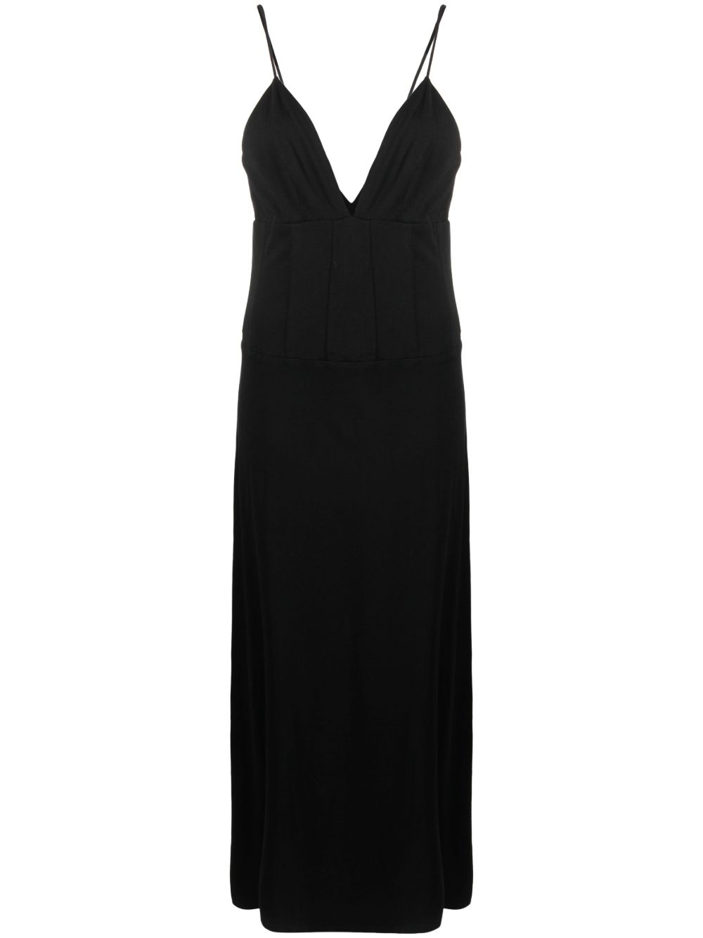 Federica Tosi Plunging V-neck Cotton Dress - Farfetch