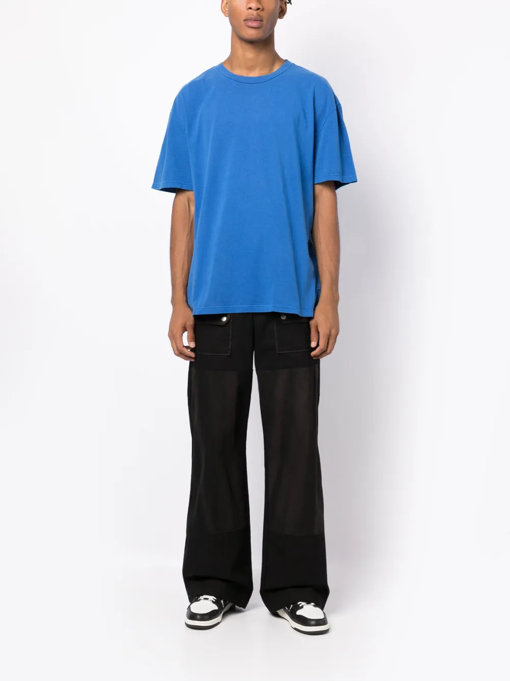 Ksubi Kross cotton T-shirt - Blauw