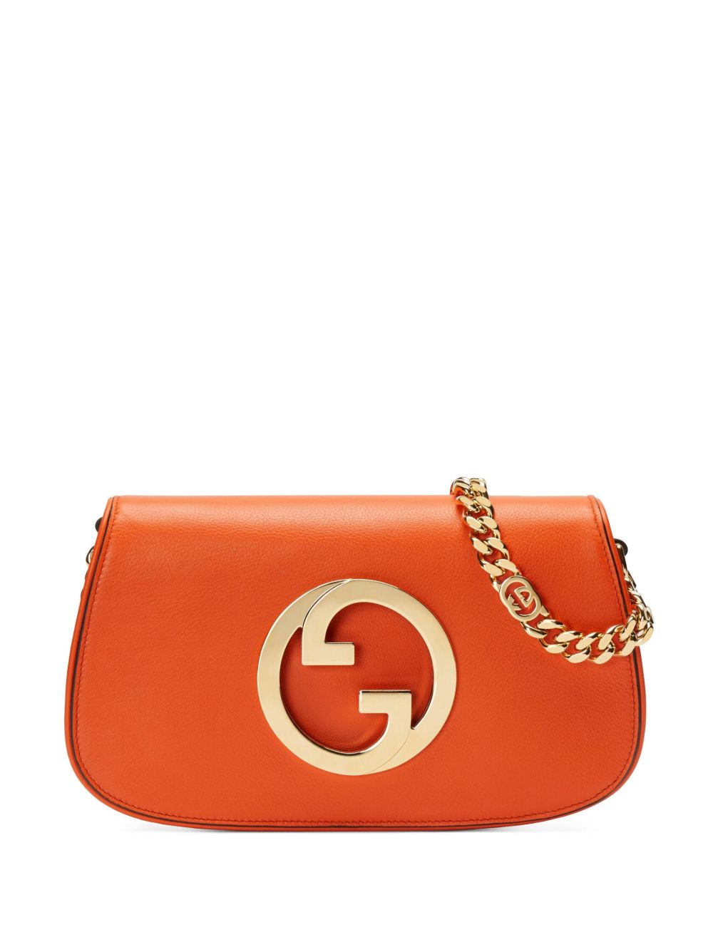 Gucci Gucci Interlocking Leather Bag in Orange