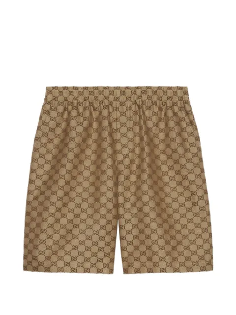 Gucci GG supreme linen shorts