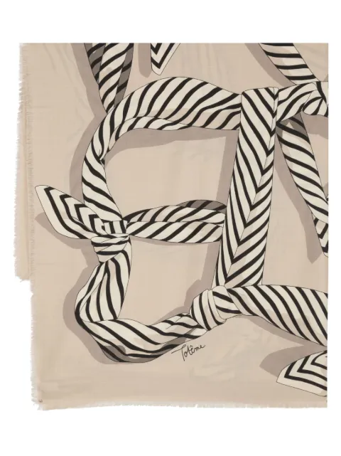 TOTEME bufanda con monograma estampado