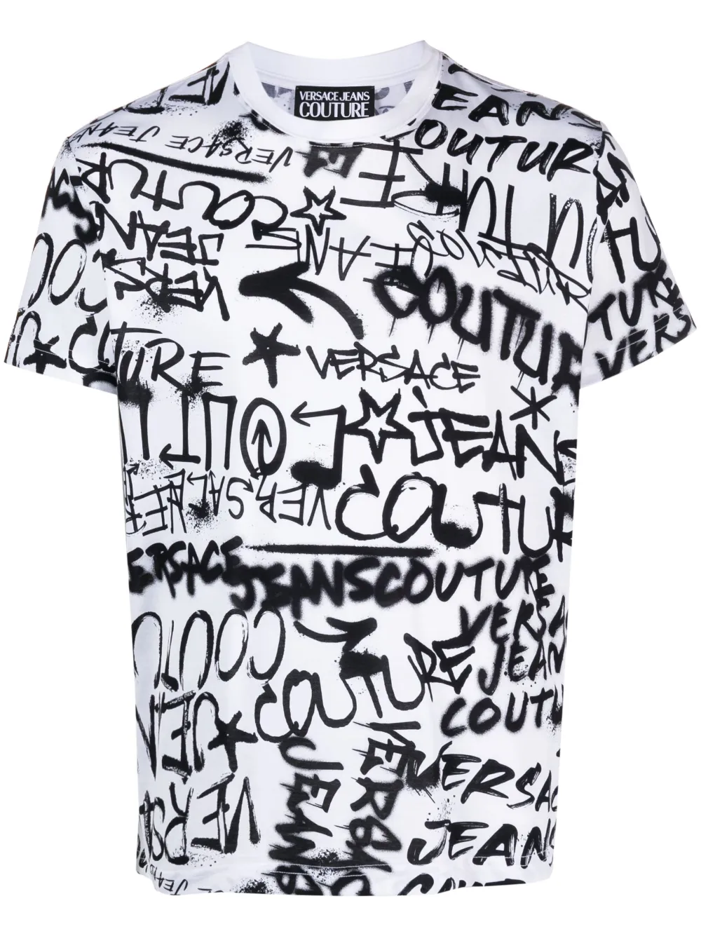 Versace Jeans Couture graffiti-print Cotton T-shirt - Farfetch