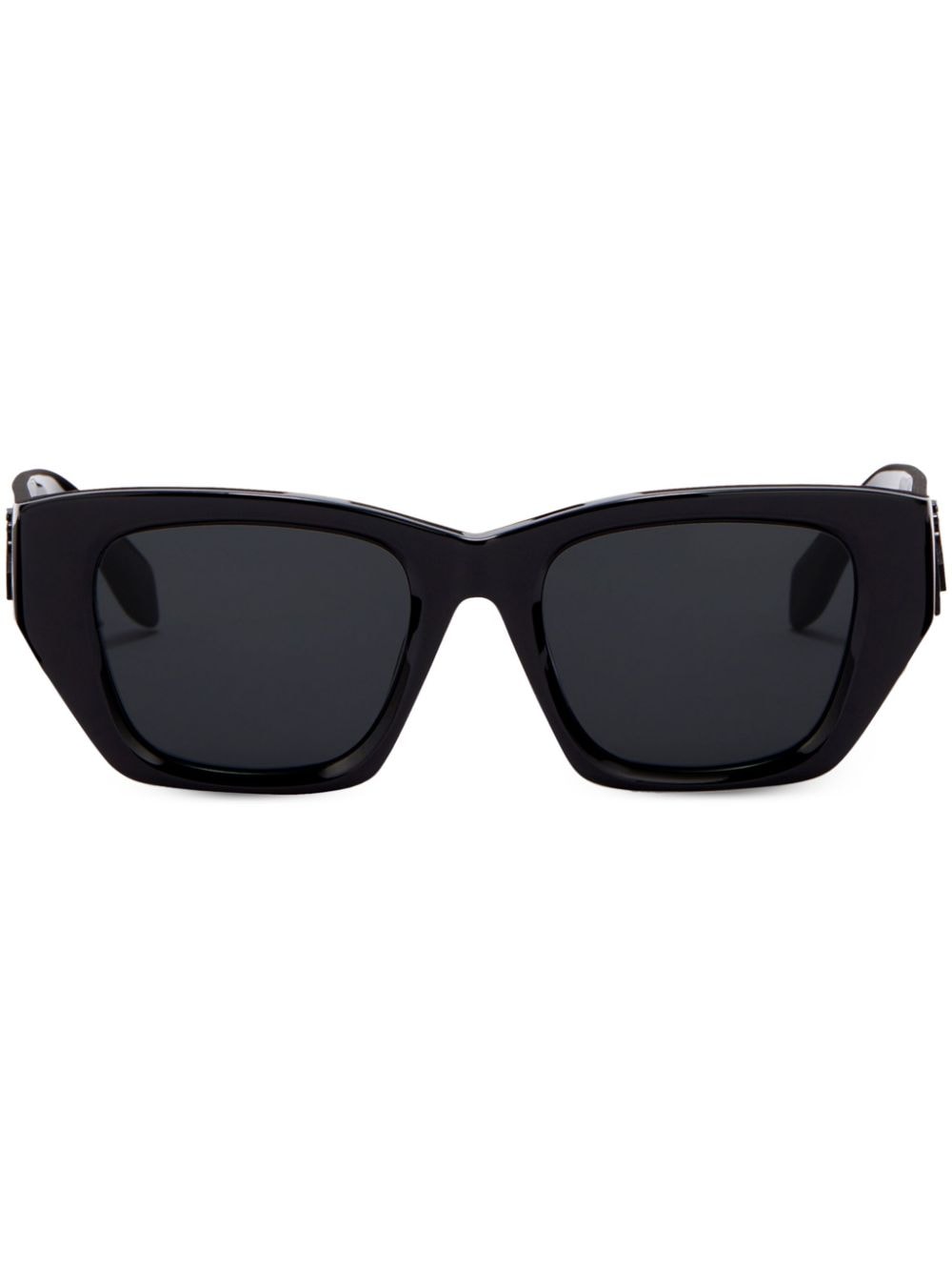 Palm Angels Hinkley Square-frame Sunglasses In Black