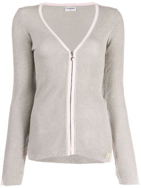 HOT SALE CHANEL 2003 Sports Line zip-front top Women