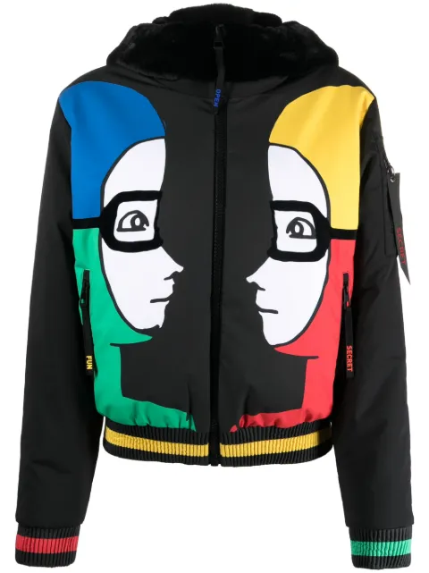 Rossignol x JCC Space hooded bomber jacket