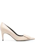 Sergio Rossi SR1 85mm leather pumps - Neutrals