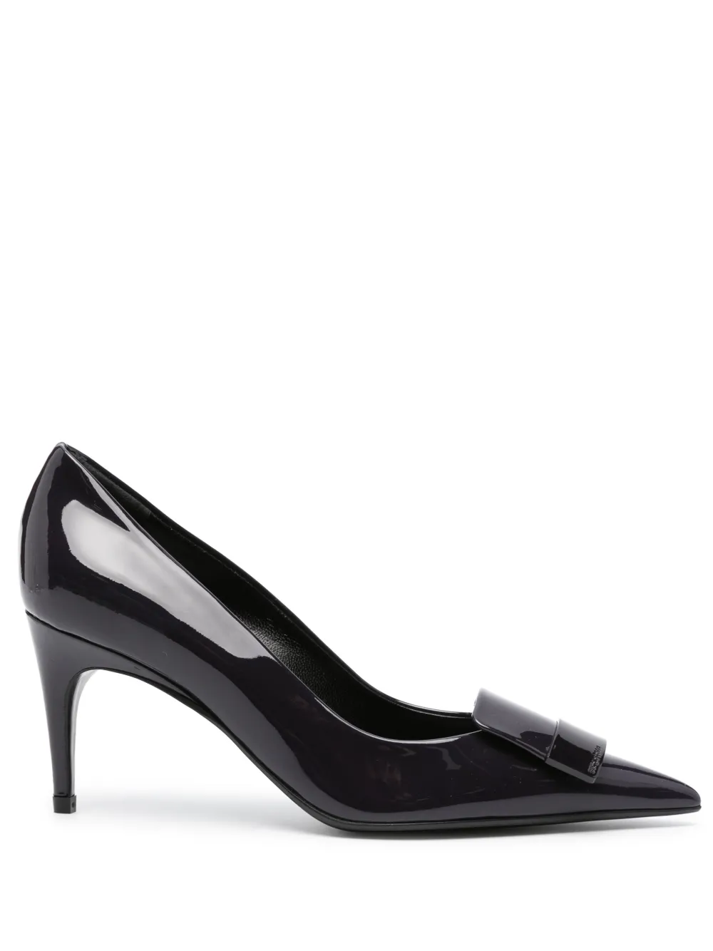 Sergio Rossi SR1 85mm leather pumps Purple