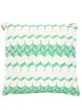 Missoni Home Thread cotton cushion - Green