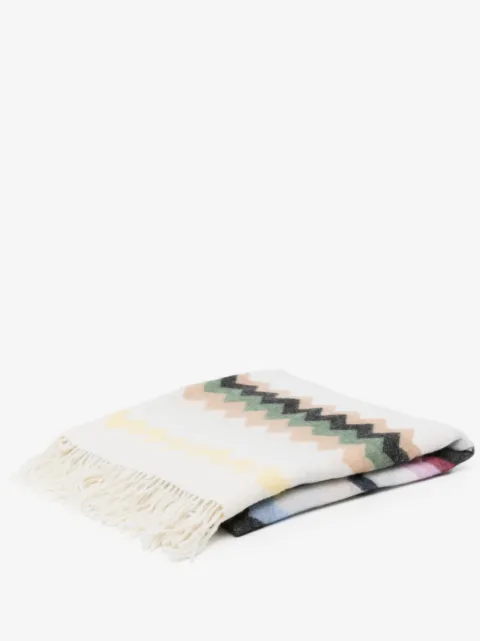 Missoni Home zigzag wool-blend throw