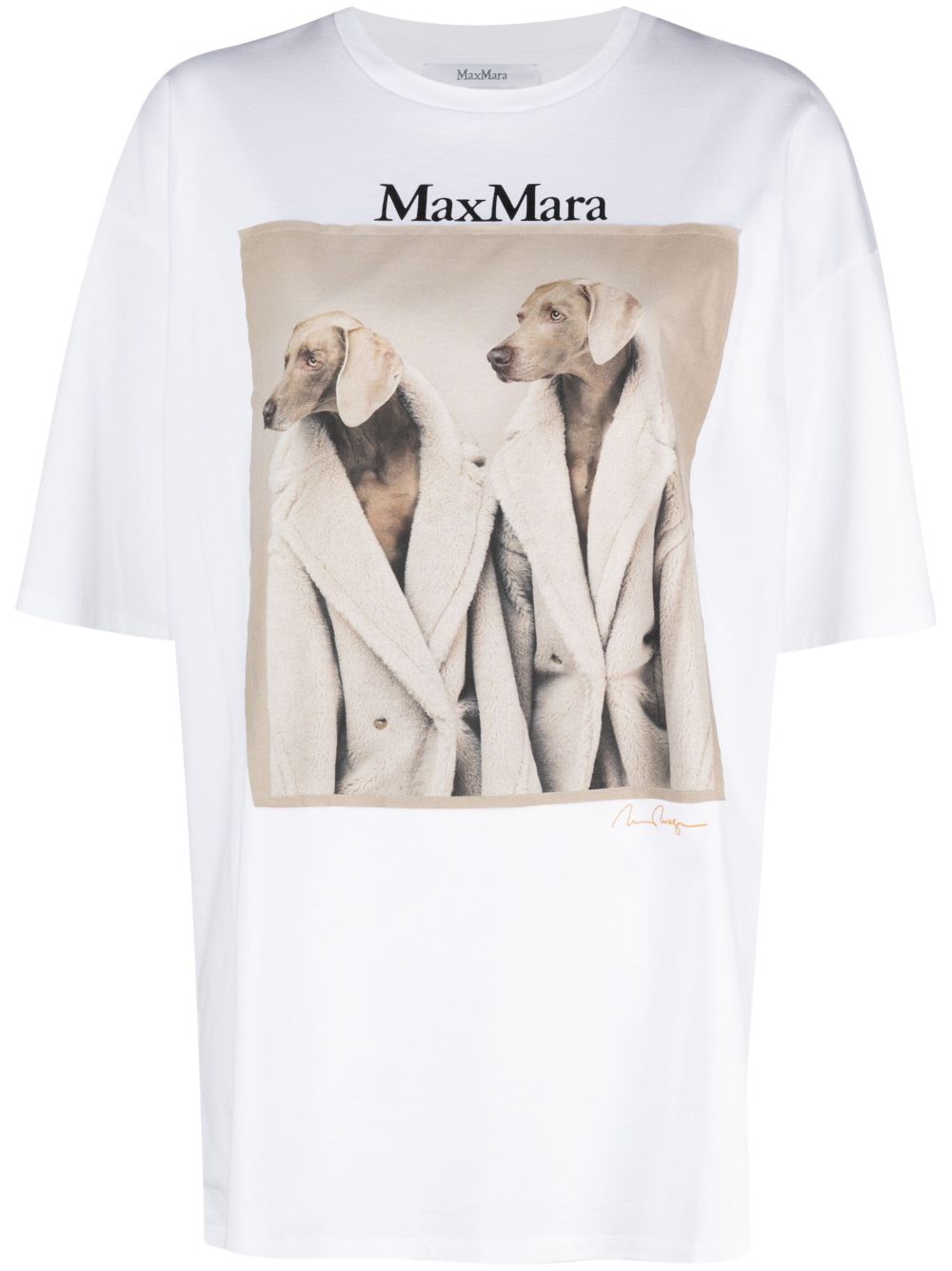 photograph-print cotton T-shirt