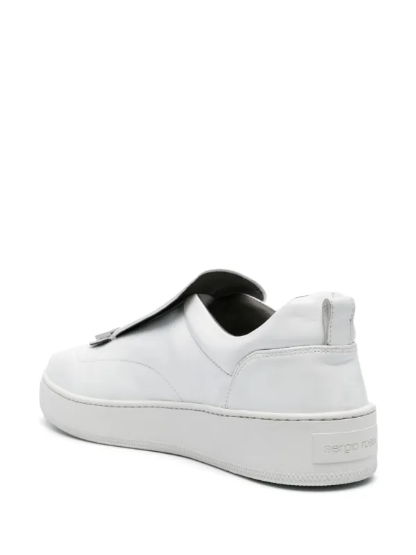 Sergio Rossi SR1 Addict Leather Sneakers | White | FARFETCH
