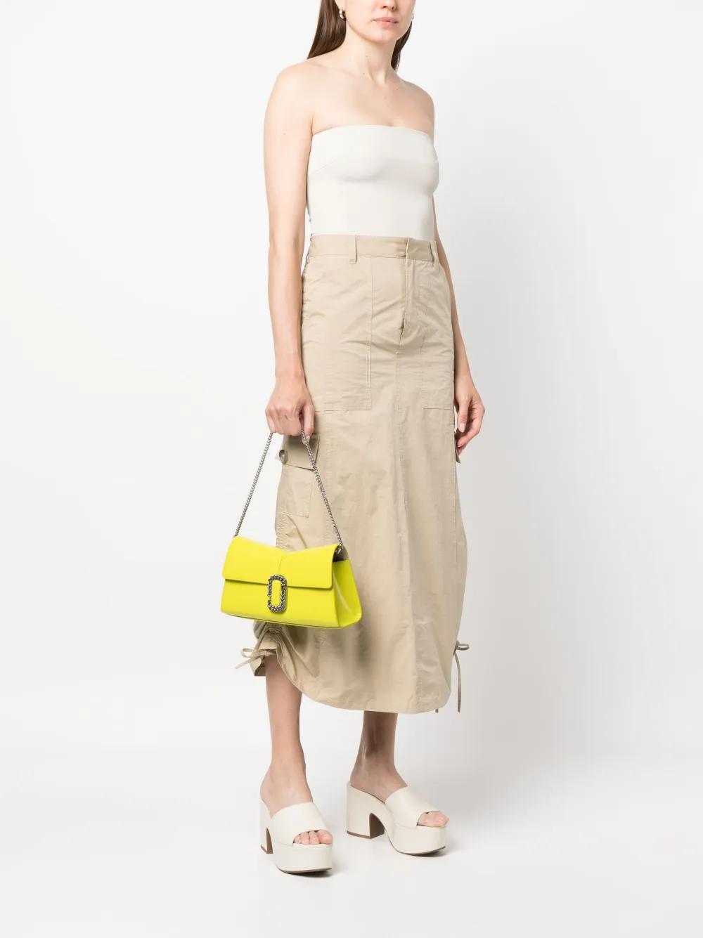 Marc Jacobs The St Marc clutch bag - Groen