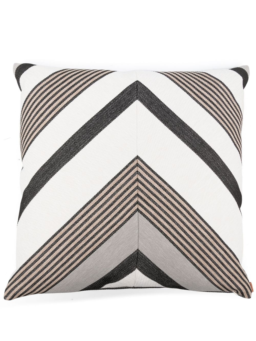 Missoni Stripe-detail Cushion In White