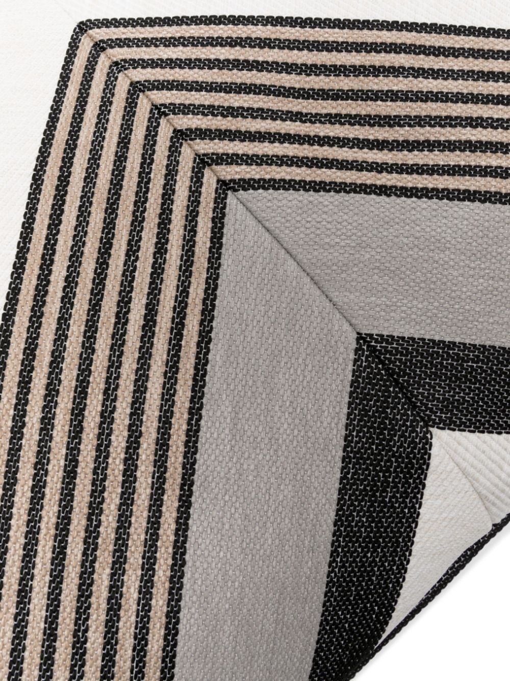 Shop Missoni Stripe-detail Cushion In White