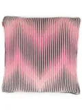 Missoni Home Ande zigzag-woven cushion - Pink