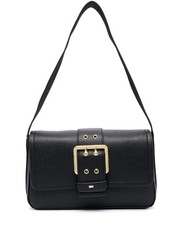 Fashionable women's PU retro buckle decorative crossbody bag