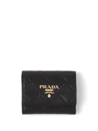 Prada Small Quilted Wallet Farfetch