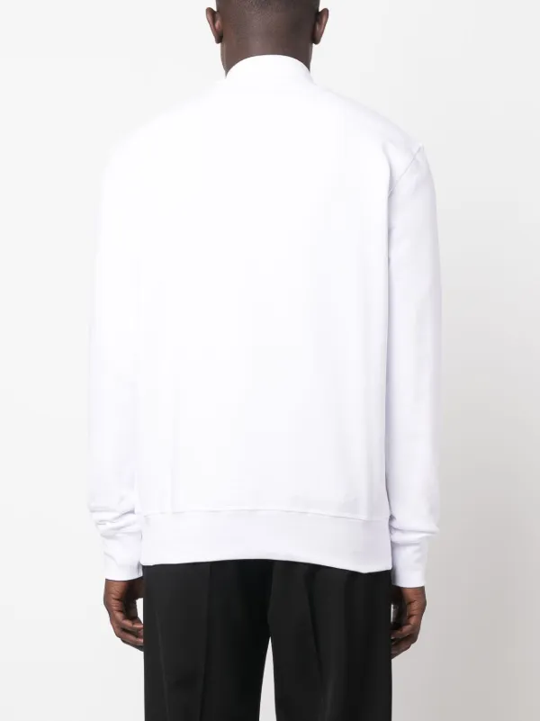 【送料&関税込】Alexander McQueen Skull Print Cotton Sweatsh Alexander McQueen skull-print Cotton Sweatshirt | White