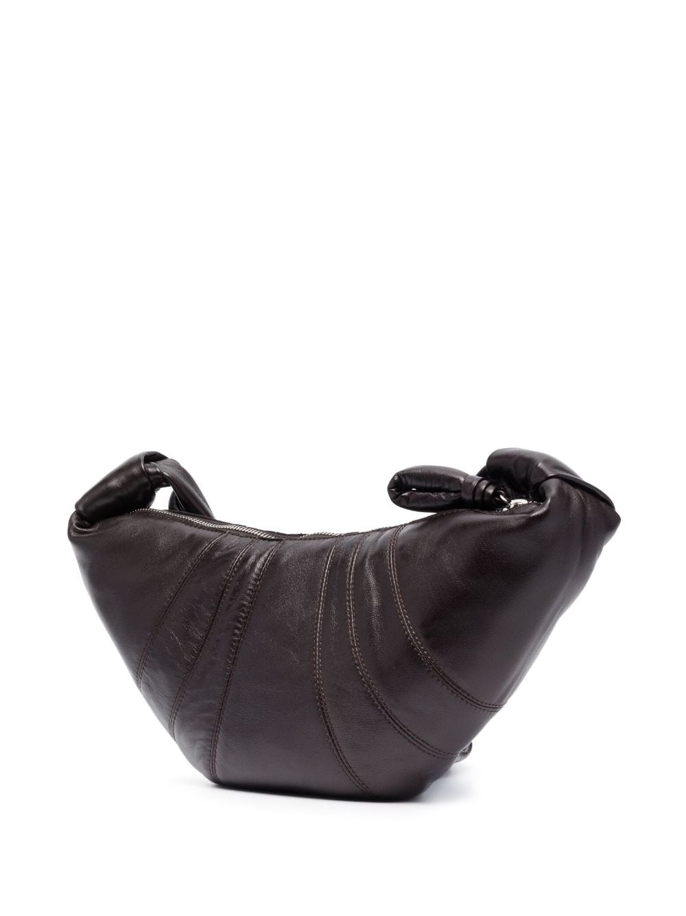 Shop Lemaire Small Croissant Shoulder Bag In Brown