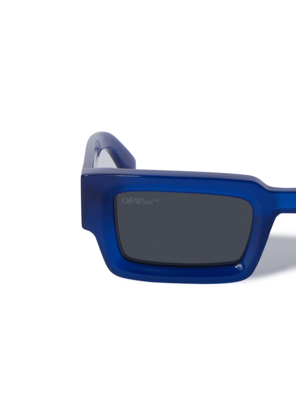 Shop Off-white Lecce Rectangle-frame Sunglasses In Blue