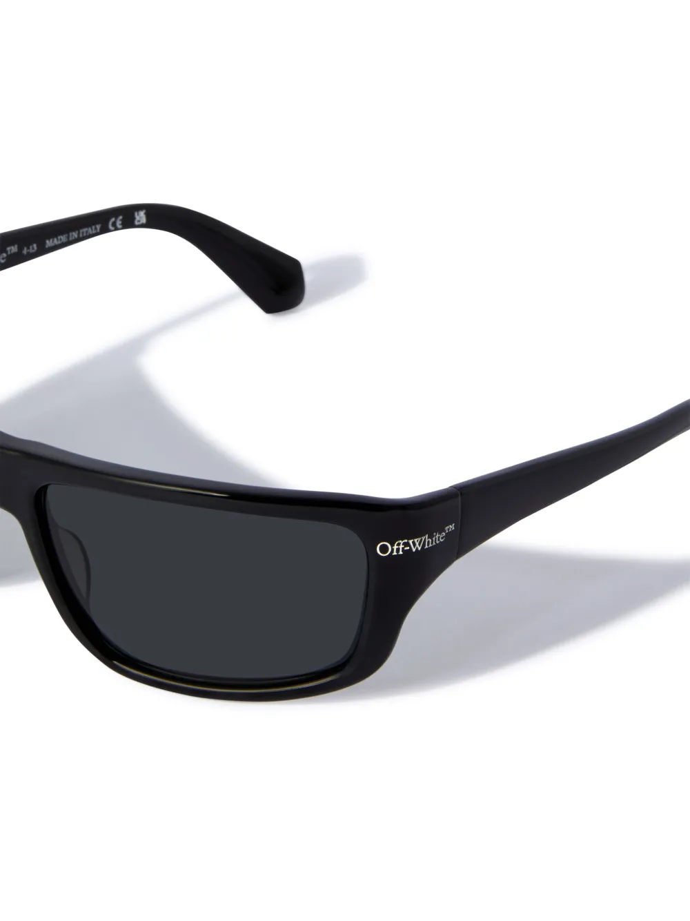 Shop Off-white Bologna Rectangle-frame Sunglasses In Black