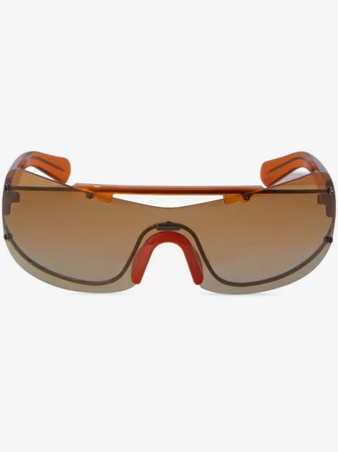 Off-White Eyewear Big Wharf biker-style sunglasses