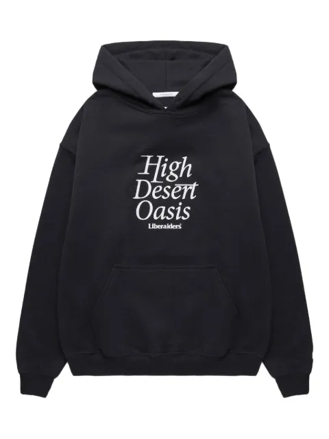 Liberaiders slogan-print hoodie