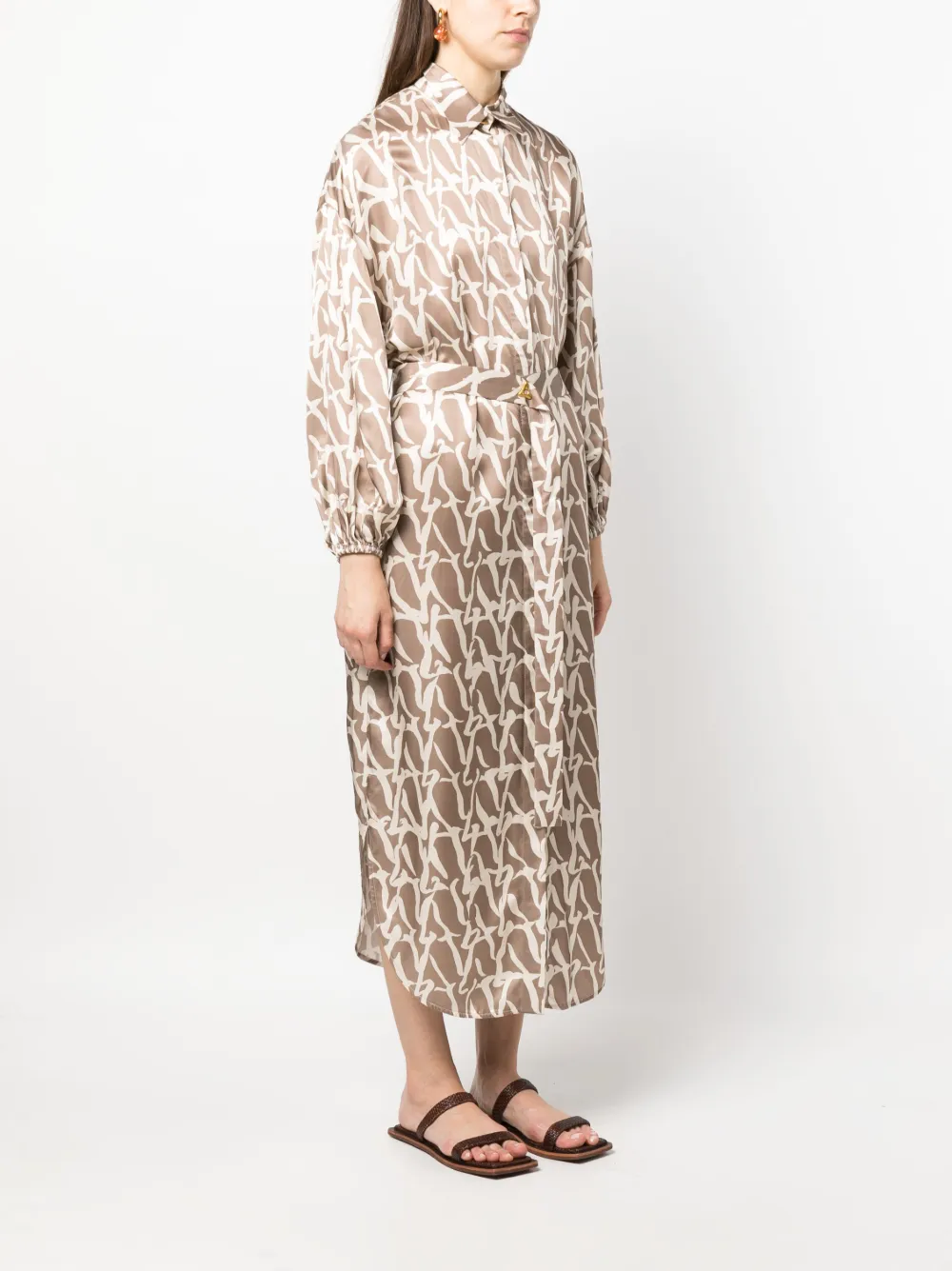 AERON HAYWIS GRAPHIC-PRINT DRESS 