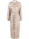 AERON Haywis graphic-print dress - Brown