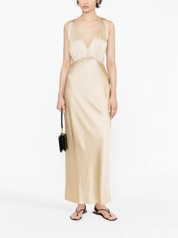 katty silk dress Katie silk gown in black - Nili Lotan