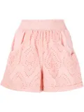 Forte Dei Marmi Couture elasticated-waistband lace shorts - Pink